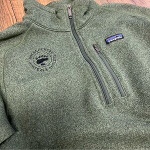 Patagonia Quarter Zip Netter Sweater Fleece Men’s XL BHA Embroidered